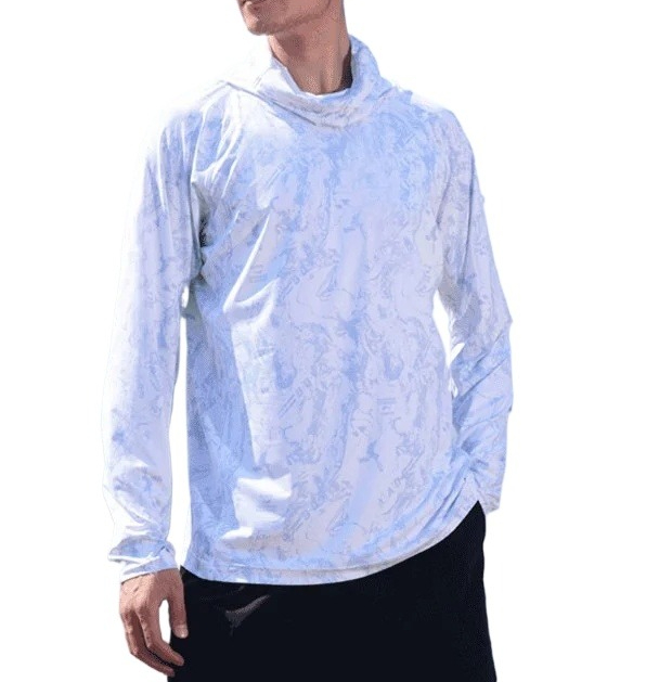 Fishing Shirt Uv Protection - 2026迷彩柄フィッシングシャツ日焼け止め服超薄型アイスシルク夏アウトドアルアーUVカット通気性メンズシャツ