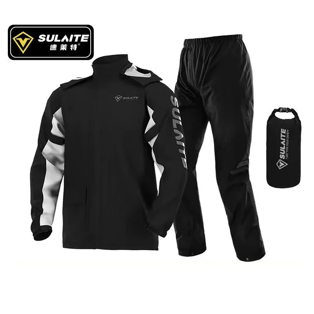 Fishing Jacket Waterproof - 男性と女性のためのオートバイのレインコート,ライダースーツ,屋外レインコート,ジャケット,パンツ,バイカー,サイクリング,釣り,登山セット