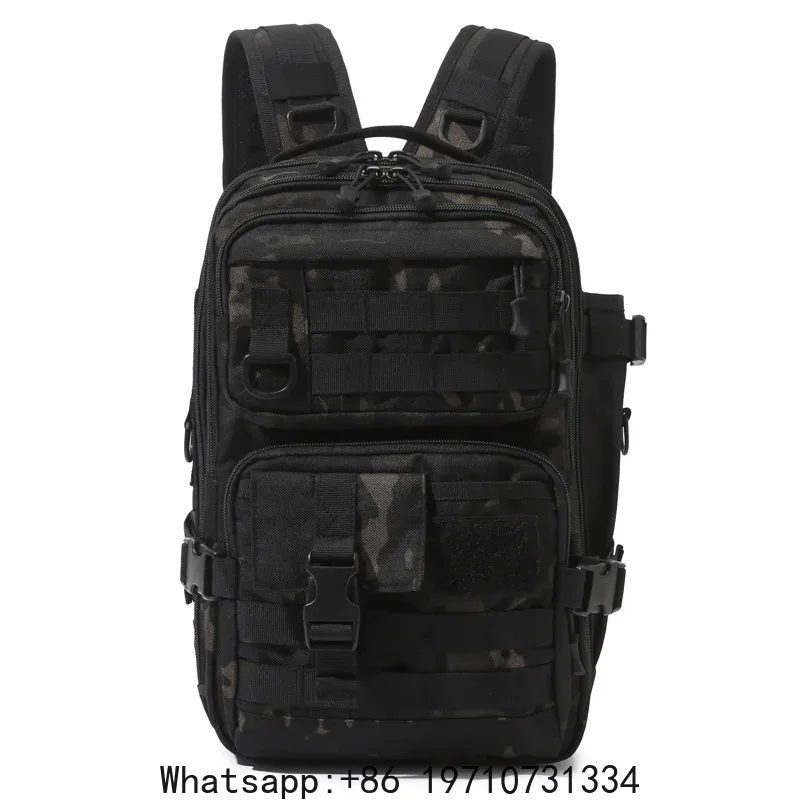1000D防水バックパックタックル収納バッグ、ダブルショルダ - Fishing Backpack のレビューと価格