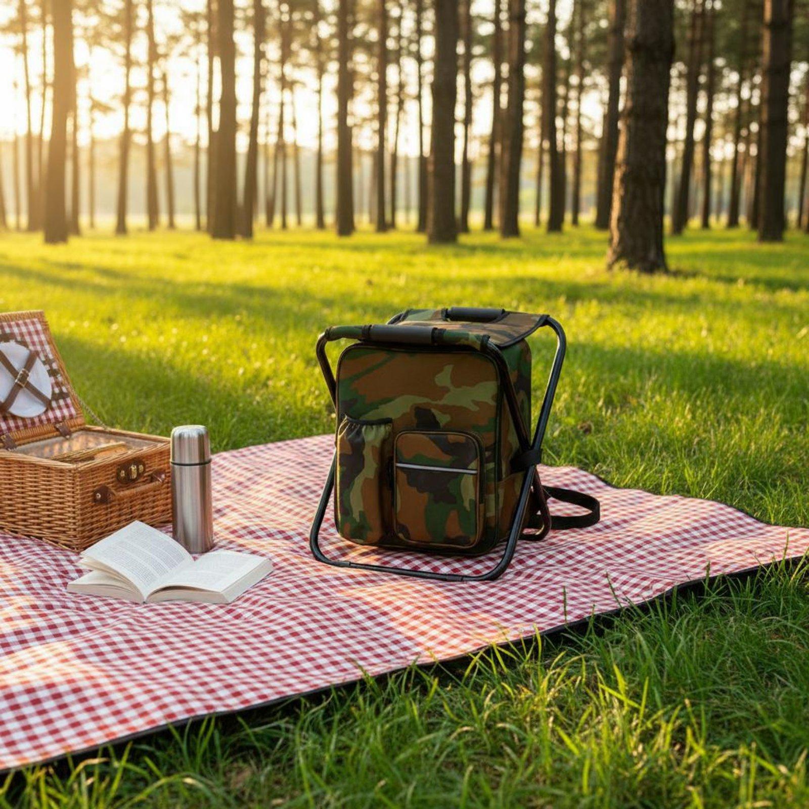 バックパックチラースツール折りたたみ式デザインバックパックチ - Fishing Backpack のレビューと価格