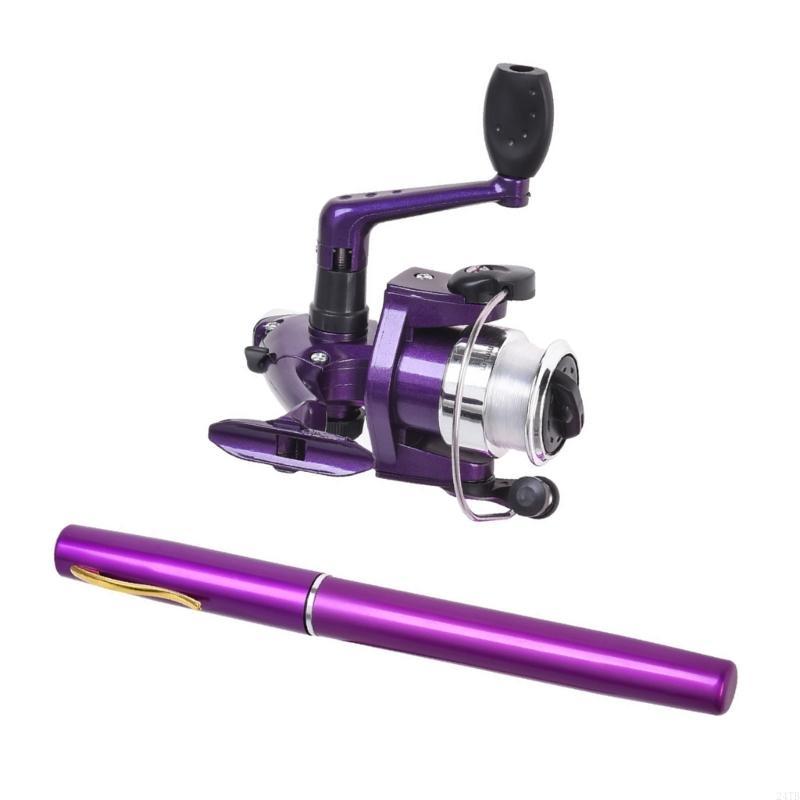 ミニペンスタイル釣り竿セット軽量ポケット釣り竿釣りリール付き - Penn Reel Fierce のレビューと価格