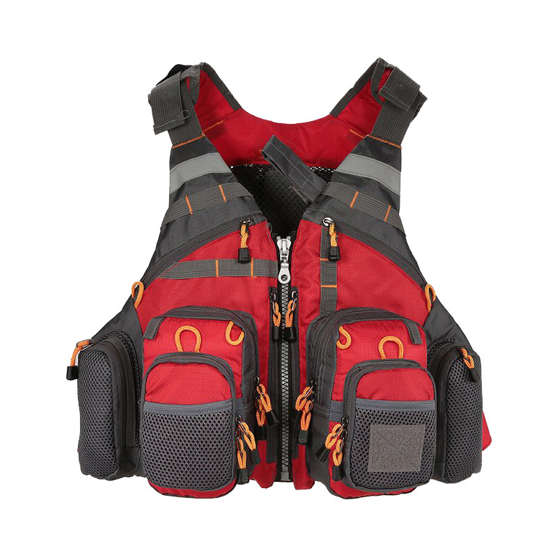 釣り用スーツ ボートベスト コート 釣り機能付き マルチポケ - Fishing Vest のレビューと価格